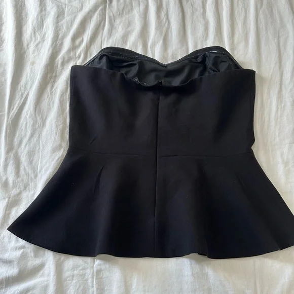 Forever 21 Black Strapless Top - Picture 2 of 8